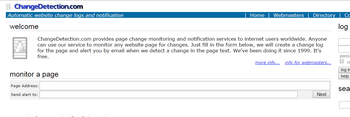Change Detection Site
