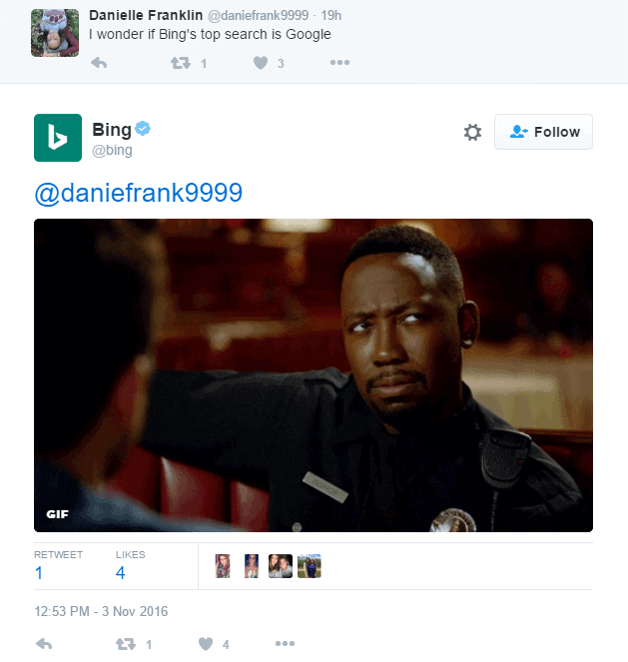 Be Friendly - Bing Example