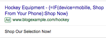 Hockey Equipment Ad Counter Example