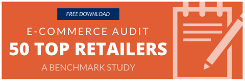 Free Download - Ecommerce Audit - 50 Top Retailers - Benchmark Study