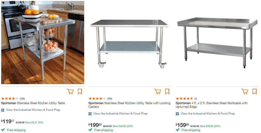 Home Depot Kitchen Was Now Pricing