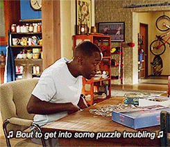 Winston from New Girl - Puzzle Troubling