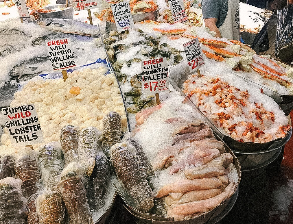 Seattle Seafood at Market
